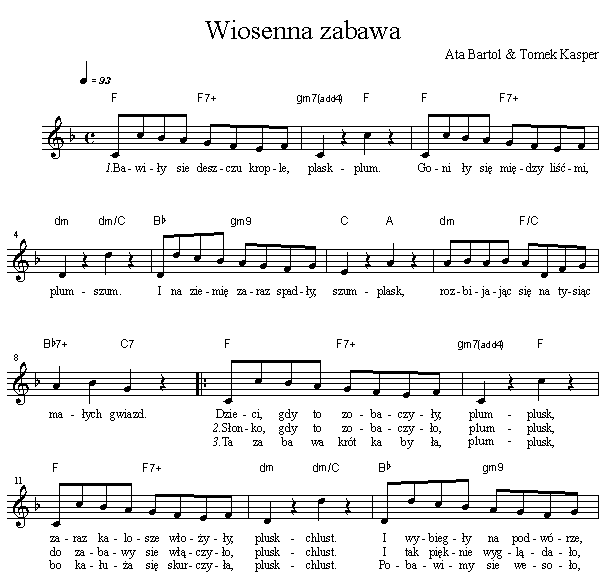 Wiosenna zabawa